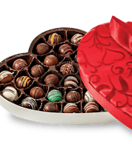 Fancy Heart Box of Chocolates