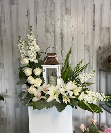 Memorial Lantern Floral arrangement