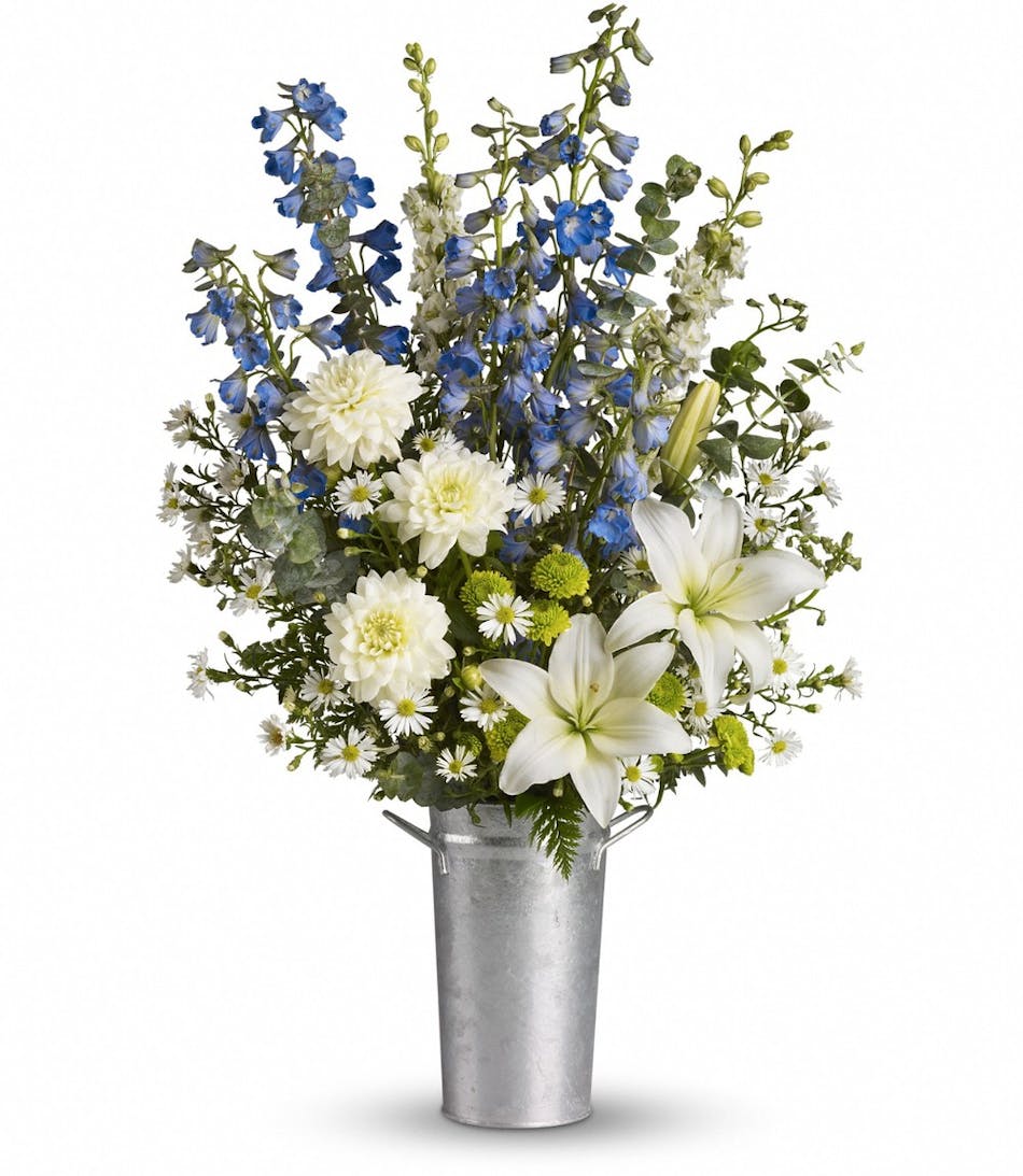 Beachside Blues Bouquet by Al's Florist Hollywood FL